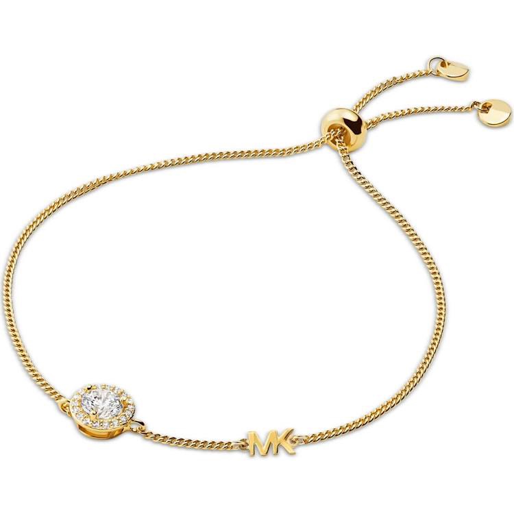Nwot Htfmichael Kors Brilliance Pave Halo Slider Bracelet